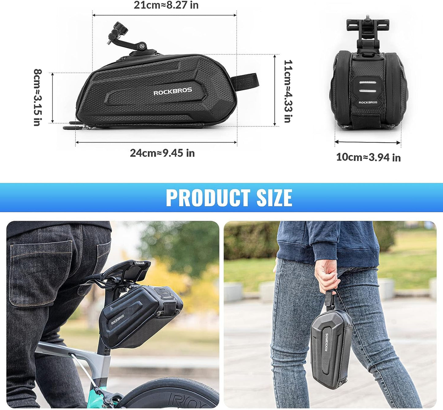 ROCKBROS B69 Wodoodporna torba rowerowa z szybkozlaczka 1.8L