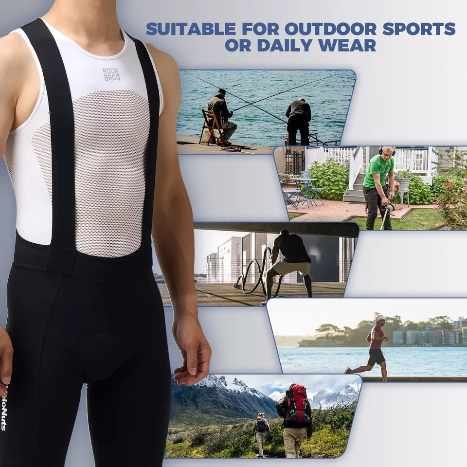 Męski letni sportowy podkoszulek rowerowy ROCKBROS podkoszulek bez rękawów