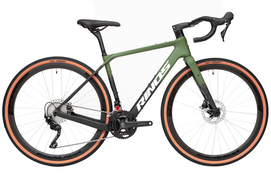 RINOS Sandman4.0 Rower przełajowy gravel z karbonu Shimano GRX400 szutrowy z włókna węglowego
