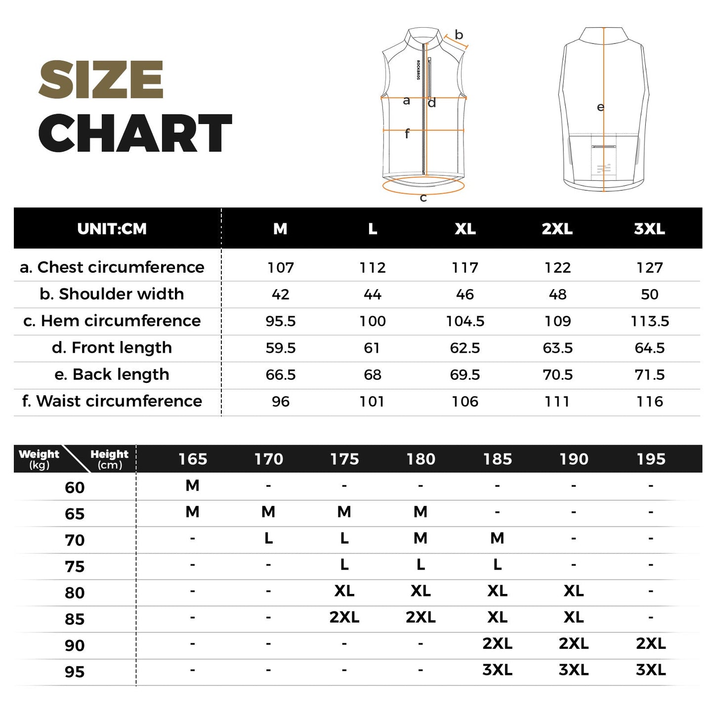 Kamizelka rowerowa bez rękawów, wiatroszczelna, pakowna i oddychająca ROCKBROS