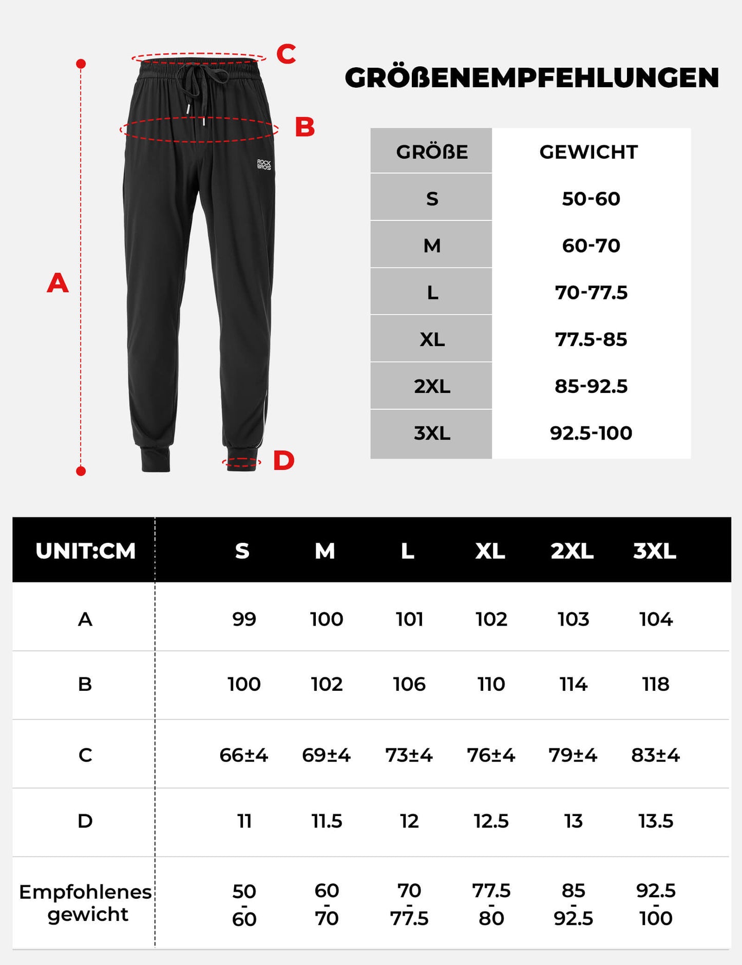Spodnie rowerowe męskie z elastycznymi paskami bezpieczeństwa ROCKBROS