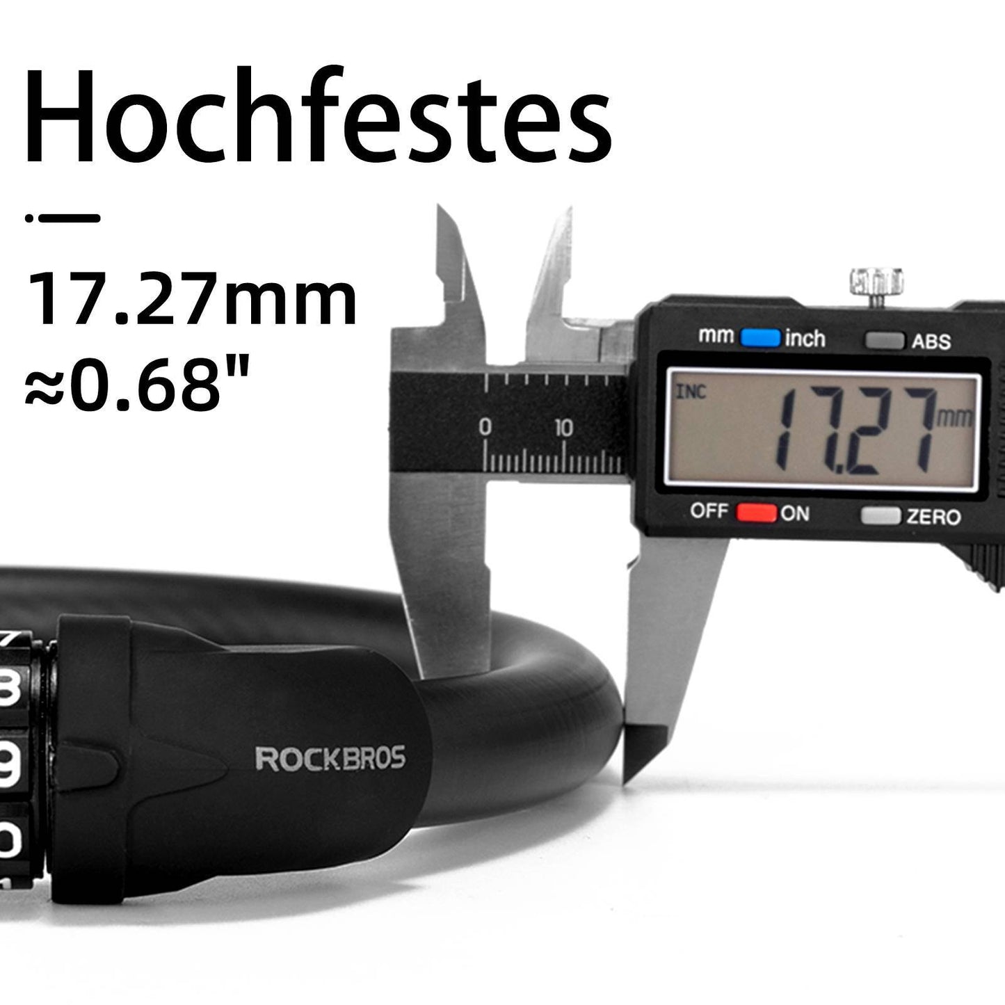 5-cyfrowa linka zabezpieczająca do roweru ROCKBROS