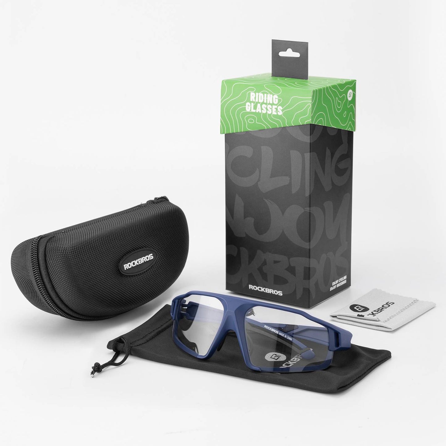 Okulary przeciwsłoneczne fotochromowe do aktywności na świeżym powietrzu, unisex, ROCKBROS