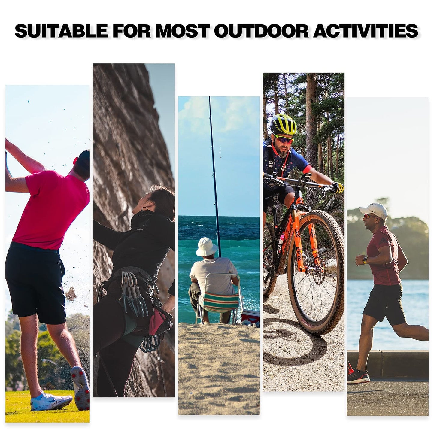 Butelka sportowa na wodę ROCKBROS o pojemności 600 ml wykonana z PP5, dostarczana z pokrowcem przeciwkurzowym.