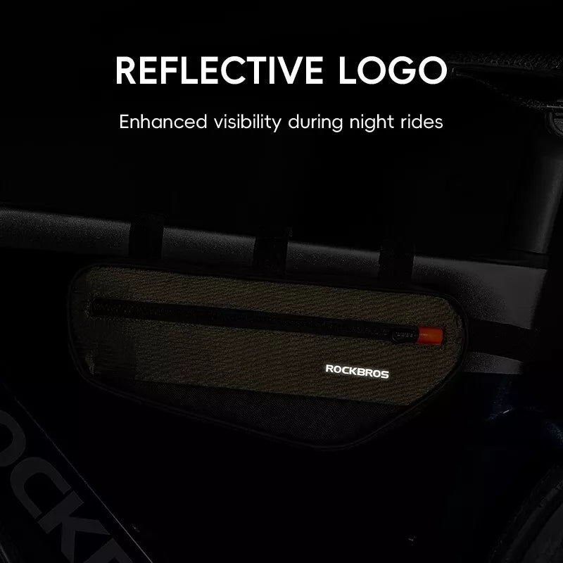 ROCKBROS Torba na ramę roweru Torba rowerowa Torba trójkątna Torba na narzędzia 1,7L
