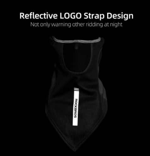 ROCKBROS Zimowy szalik motocyklowy szal balaclava pół kominiarka unisex