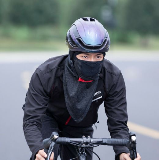 ROCKBROS Pół kominiarka maska rowerowa szalik motocyklowy wiatroodporna opaska na włosy