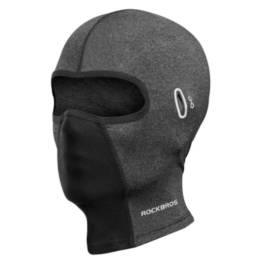 ROCKBROS Kominiarka oddychająca balaclava bandana motocyklowa UPF50+ letnia jedwab lodowy bez otworów na okulary