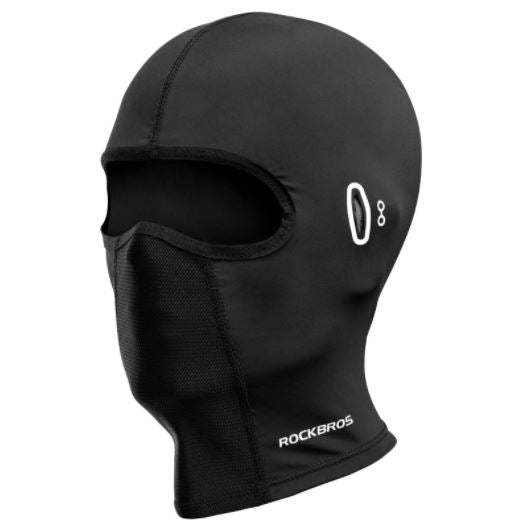 ROCKBROS Kominiarka oddychająca balaclava bandana motocyklowa UPF50+ letnia jedwab lodowy bez otworów na okulary