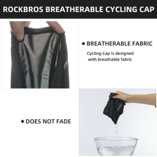 ROCKBROS Kominiarka kaptur kobiety mężczyzni UPF50+ balaclava lato/wiosna bez otworów na okulary
