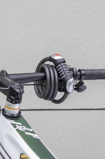 ROCKBROS Zapięcie rowerowe 120cm/180 cm zamek linkowy 5-liczbowy zamek szyfrowy stalowy