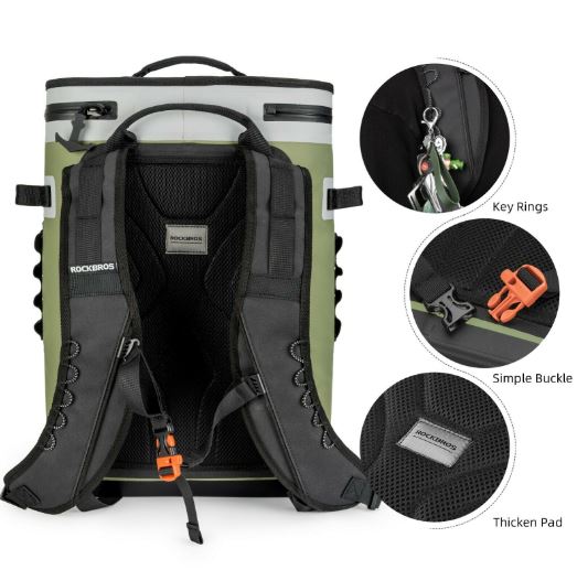 ROCKBROS Torba termoizolacyjna 20L wodoodporna lodówka turystyczna camping torba piknikowa
