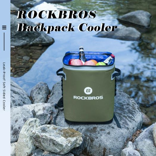 ROCKBROS Torba termoizolacyjna 20L wodoodporna lodówka turystyczna camping torba piknikowa