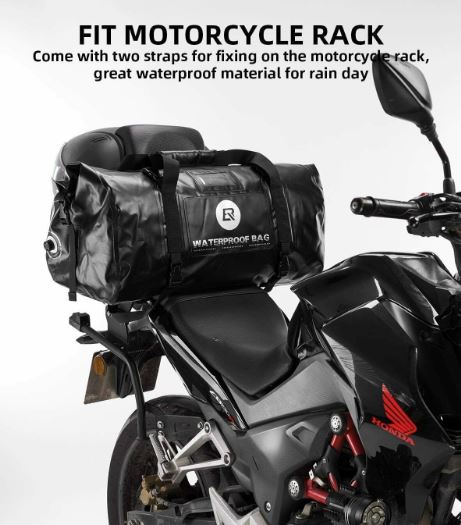 ROCKBROS Torba motocyklowa wodoodporna torba pod siodło 20L/40L Torba transportowa PVC 20L