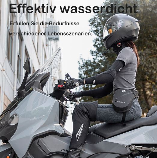 ROCKBROS Torba na pasek wodoodporna torba na biodra wielofunkcyjna torba na noge motocyklowa