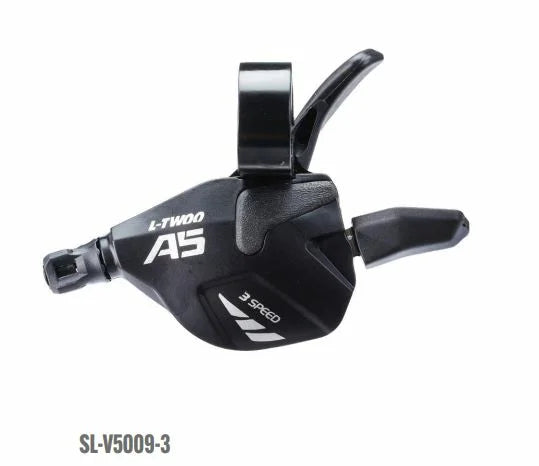 LTWOO Lewa dzwignia zmiany biegów 3 przerzutki opaska zaciskowa z oknem