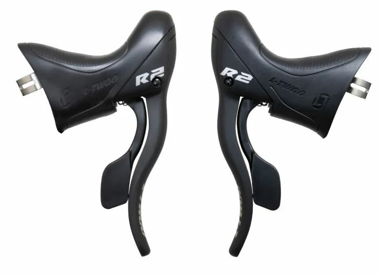 LTWOO Lewa dzwignia zmiany biegów z aluminiowa dzwignia hamulca 2*7 biegów z linka ze stali nierdzewnej 1800mm do kierownic 22.2/23.8mm