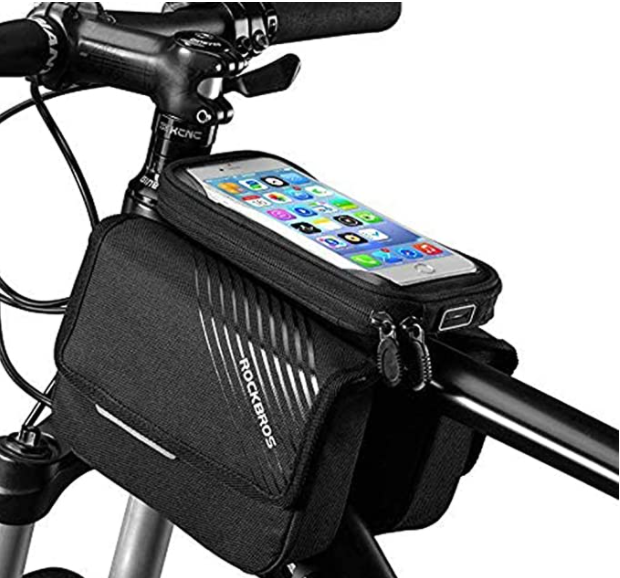 ROCKBROS 030-60BK Torba na rame roweru z etui na tel. kom. do 6.0 cala