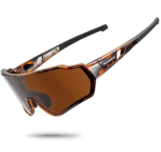 ROCKBROS 10163 Okulary rowerowe z polaryzacja bialo zielone