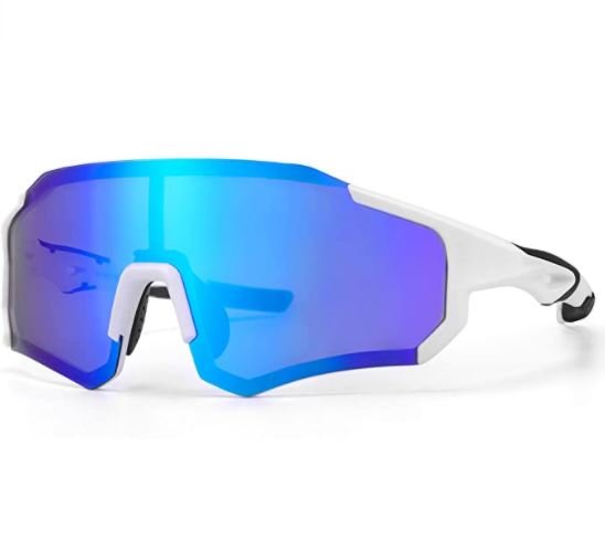 ROCKBROS 10182 Okulary sportowe z polaryzacja czarne (czerwone szkla)