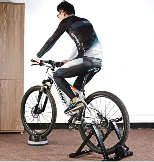 ROCKBROS 707314 Trenazer rolkowy z regulacja 26-28 cali ok. 135 kg czarny