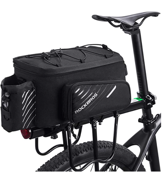 ROCKBROS A9-BK Skladana torba boczna 9-12L sakwa z oslona czarna