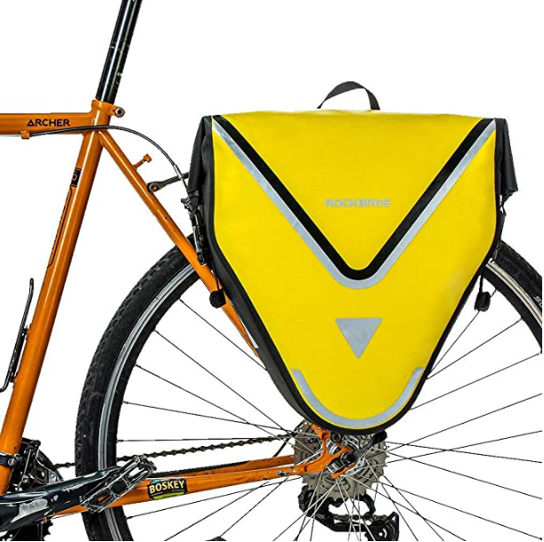 ROCKBROS AS-001-3Y Torba transportowa 2x 20L zólta/czarna/zlota