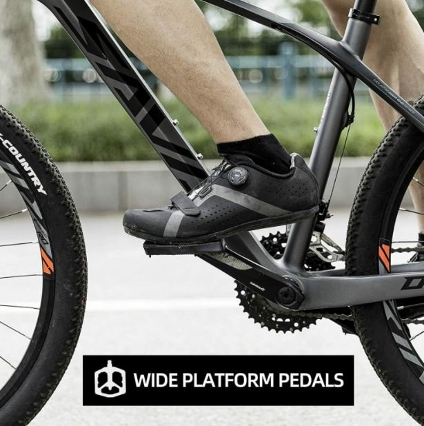 ROCKBROS Pedaly rowerowe górskie Pedaly rowerowe szosowe 9/16 cali 3 uszczelnione lozyska