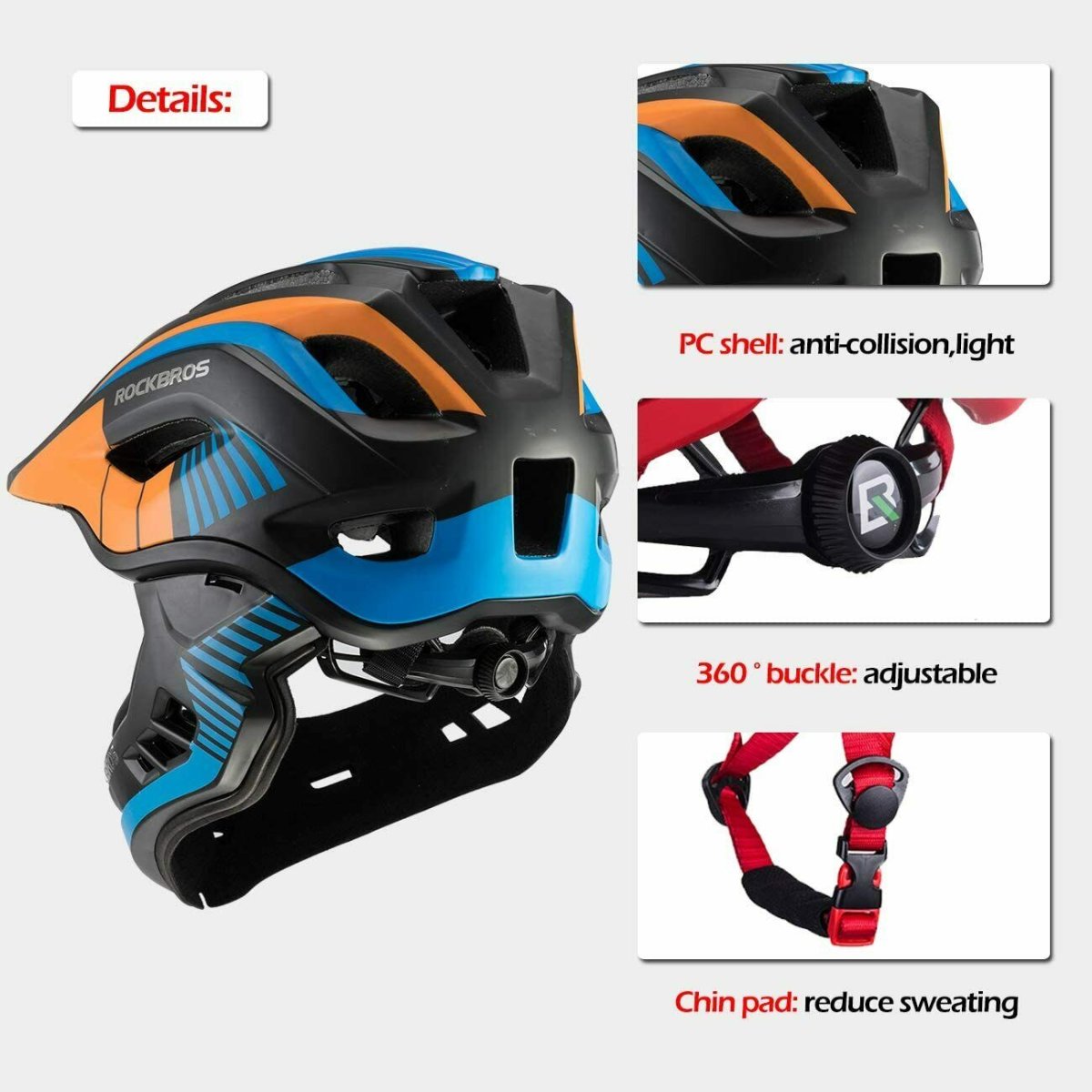 ROCKBROS Kask dzieciecy TT-32S