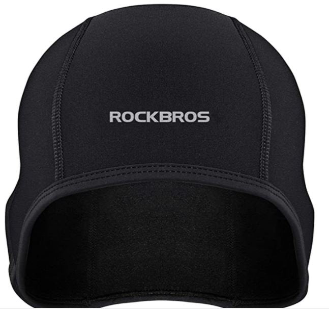 ROCKBROS LF041BK Funkcjonalna czapka rowerowa pod kask polar