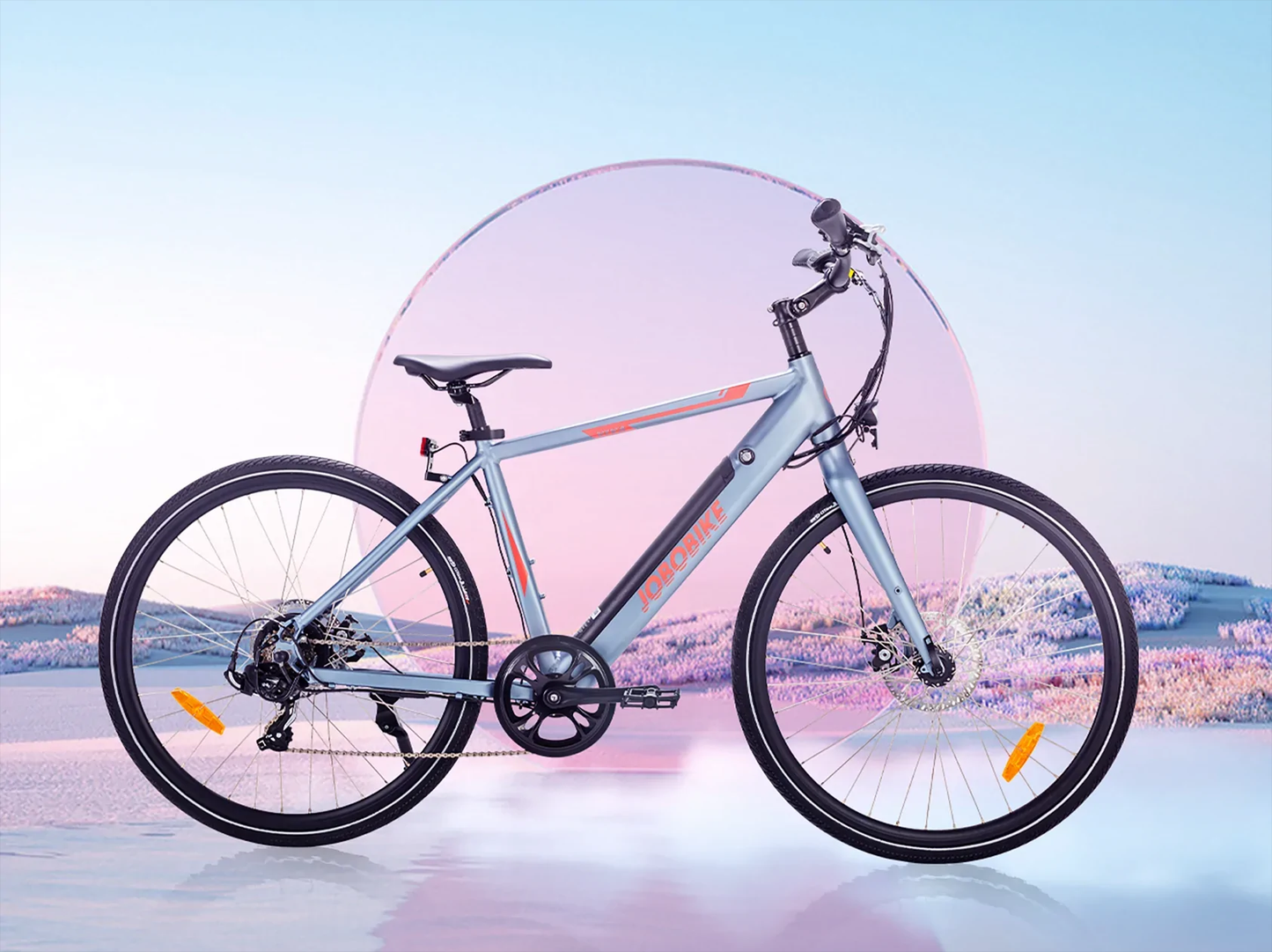 JOBOBIKE Viva City E-bike 375Wh/504Wh Li-Ion-Akku 250W Motor