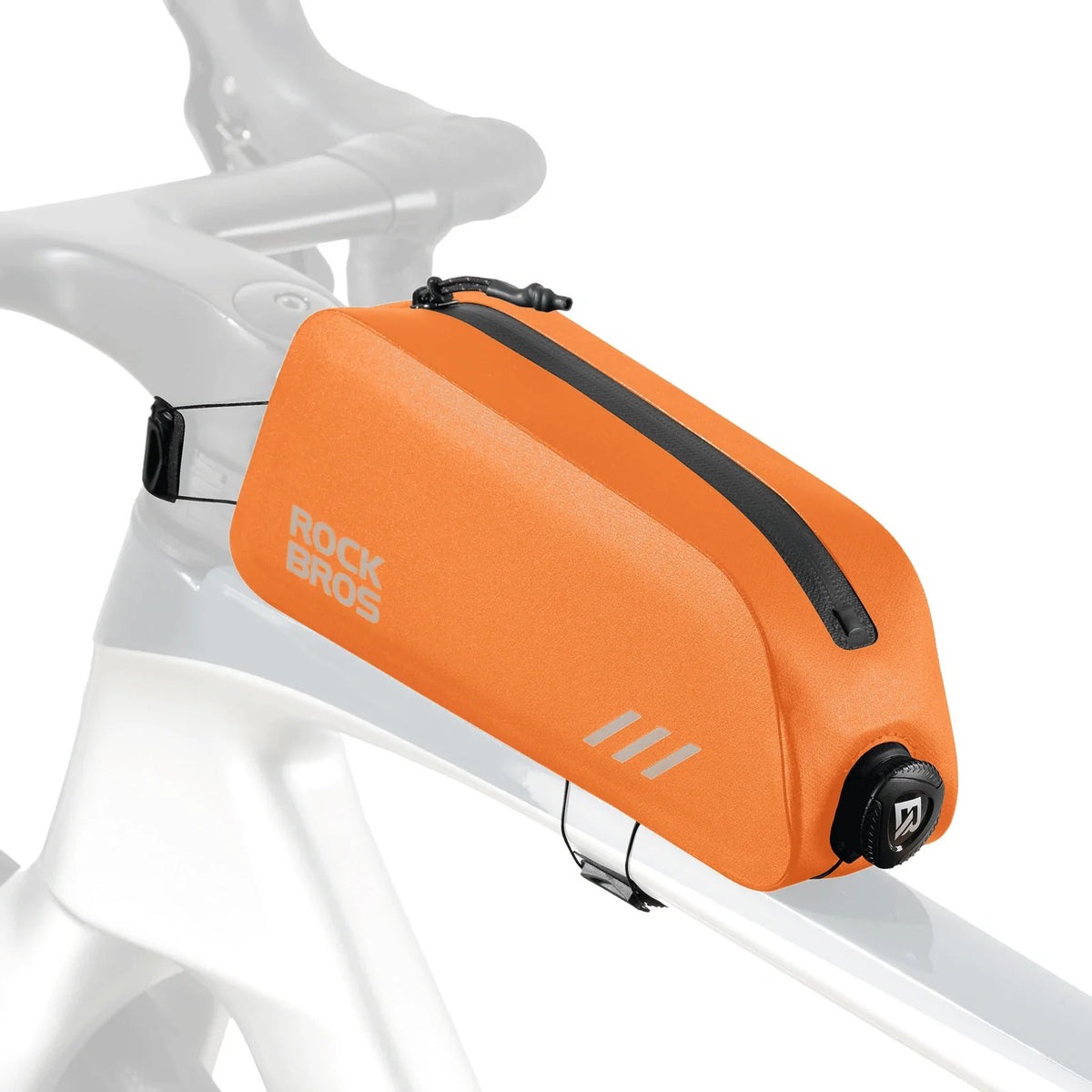 ROCKBROS 0,9L Sakwa na rurę górną roweru Wodoodporna Zamok bagnetowy