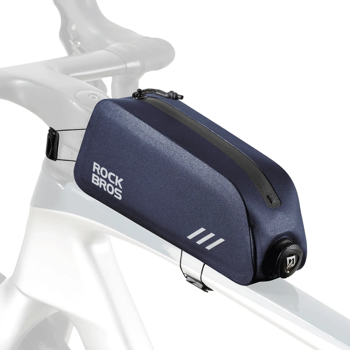 ROCKBROS 0,9L Sakwa na rurę górną roweru Wodoodporna Zamok bagnetowy