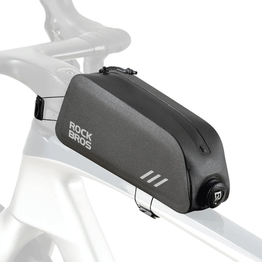 ROCKBROS 0,9L Sakwa na rurę górną roweru Wodoodporna Zamok bagnetowy