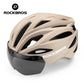 ROCKBROS Kask rowerowy Magnetyczny Odczepiany kask MTB z wizjerem
