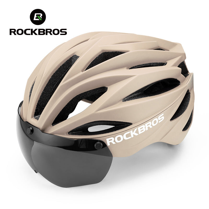 ROCKBROS Kask rowerowy Magnetyczny Odczepiany kask MTB z wizjerem