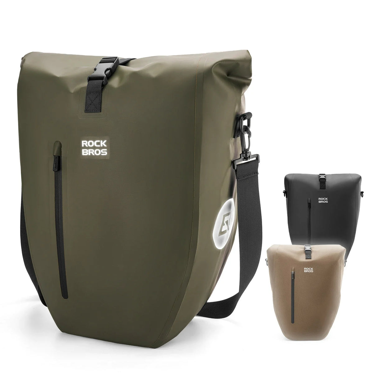 ROCKBROS 15L-20L Torba na bagażnik rowerowy 3-w-1