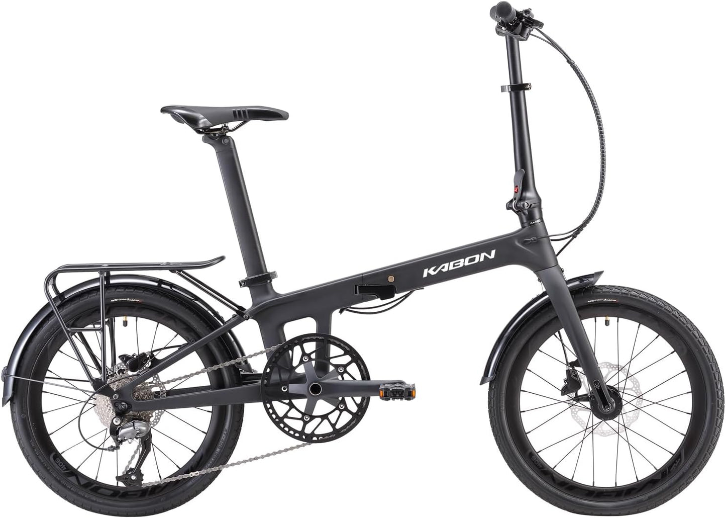 KABON Rower składany City Carbon Shimano Altus 9S 20 cali