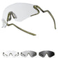 ROCKBROS Okulary rowerowe fotochromatyczne z ochroną UV400