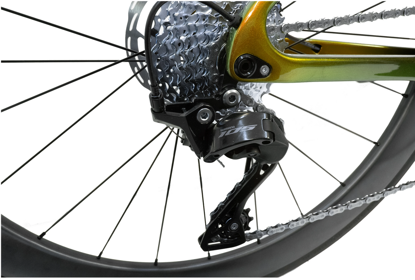 RINOS szosowy rower z ramą z włókna węglowego, Odin 4.1, Shimano 105 ST-R7120, 24 biegi