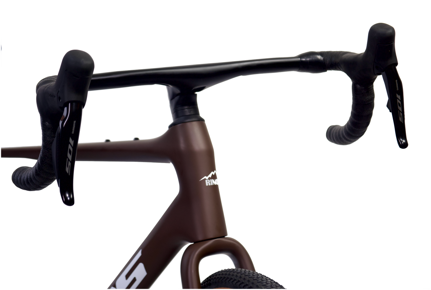 RINOS karbonowy rower gravel 700C Shimano 105 Di2 R7150 24 biegowy Sandman 8.0