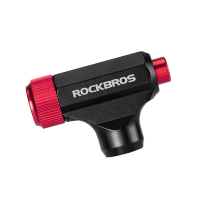 ROCKBROS Pompka CO2 do roweru, minipompka do wentyli Presta i Schrader