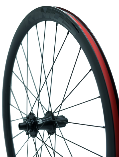 RINOS Koło aluminiowe rower szosowy / szutrowy / gravel 28” czarne szprychy