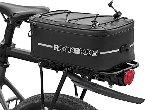 ROCKBROS Sakwa bagażnika rowerowa Refleksyjna 5,2L-8L z osłoną przeciwdeszczową