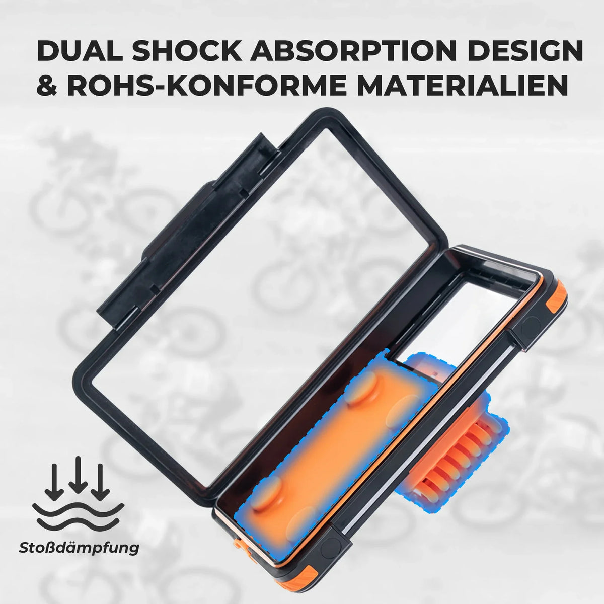 ROCKBROS Magnetyczny uchwyt na telefon rowerowy, smartfony 4,7–6,9 cala, mocowanie na kierownicę 22,2–31,8 mm