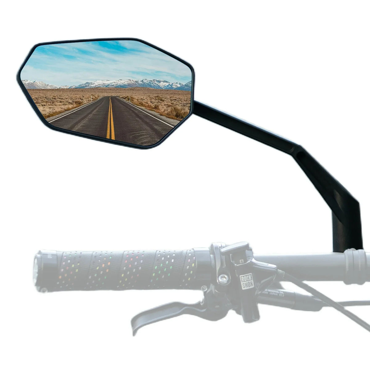 ROCKBROS Lustro rowerowe wsteczne do kierownicy 20–23 mm