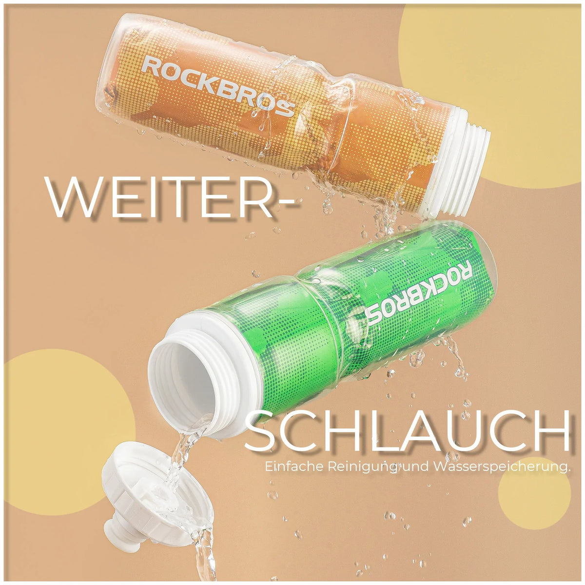 ROCKBROS Bidon rowerowy 670ML wyciskany