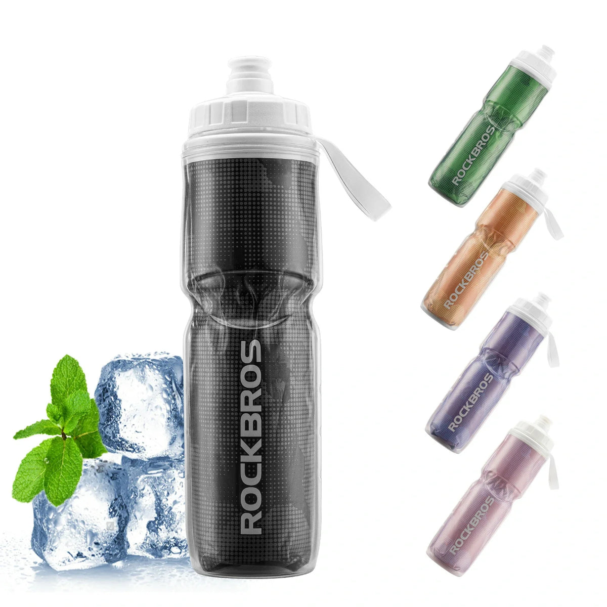 ROCKBROS Bidon rowerowy 670ML wyciskany