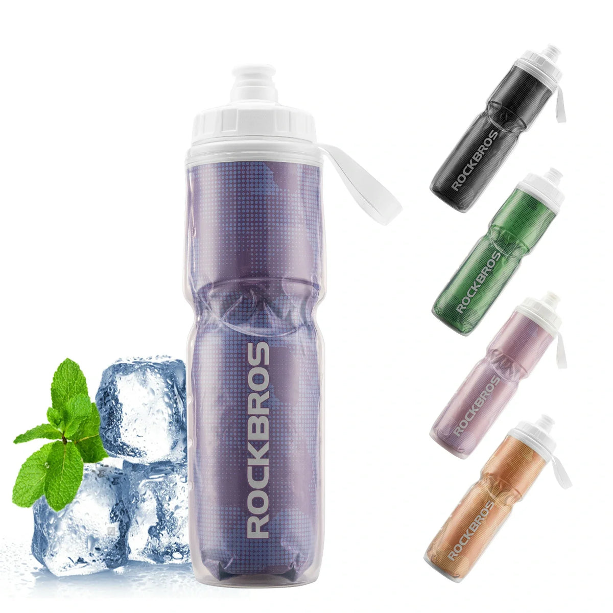 ROCKBROS Bidon rowerowy 670ML wyciskany