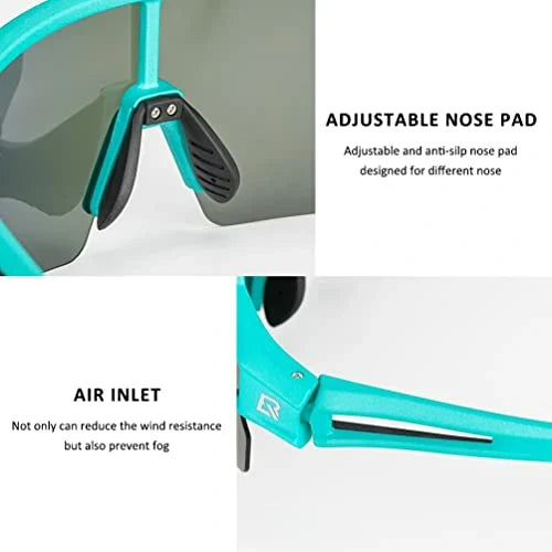 ROCKBROS Okulary rowerowe Polarne okulary przeciwsłoneczne UV400 SP204